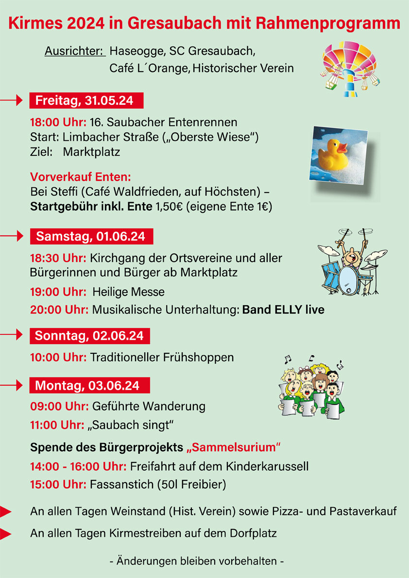 Plakat Kirmes 2024